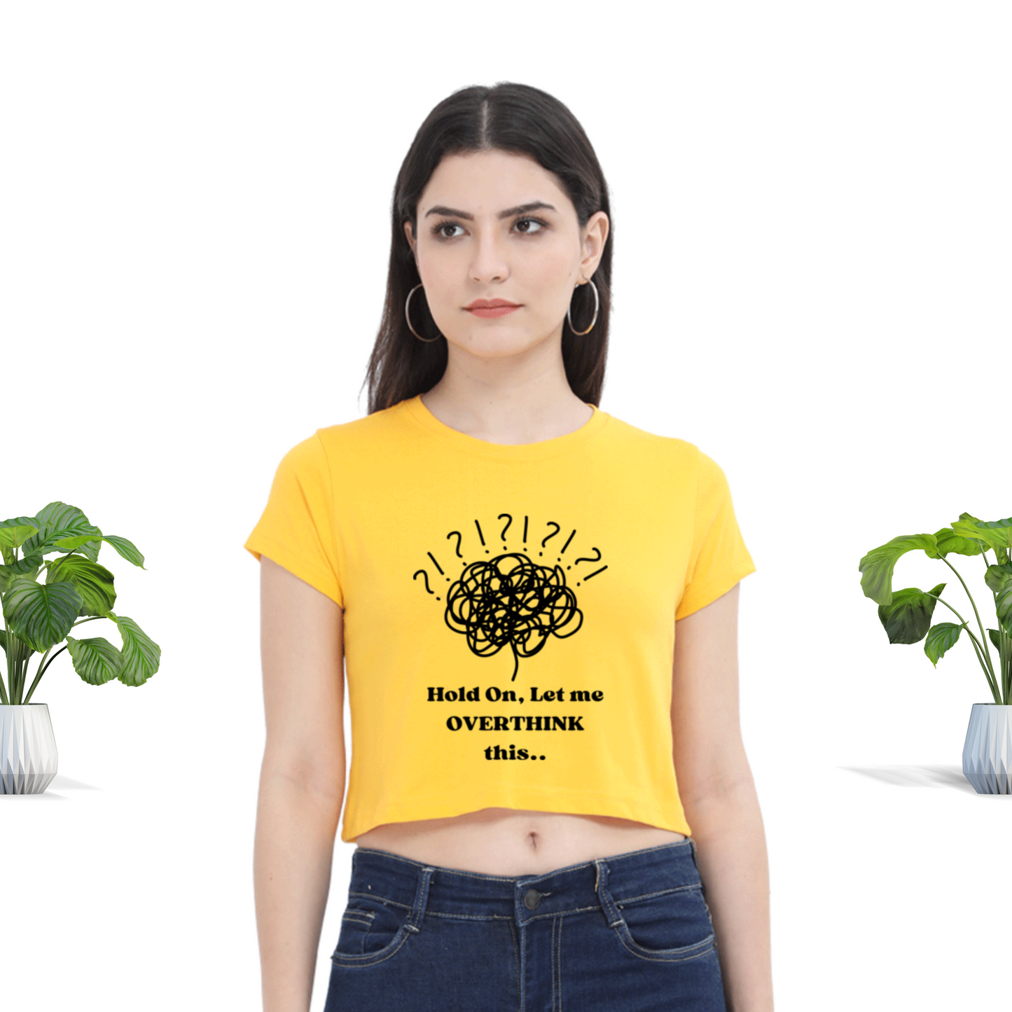 Let Me Overthink Crop Top