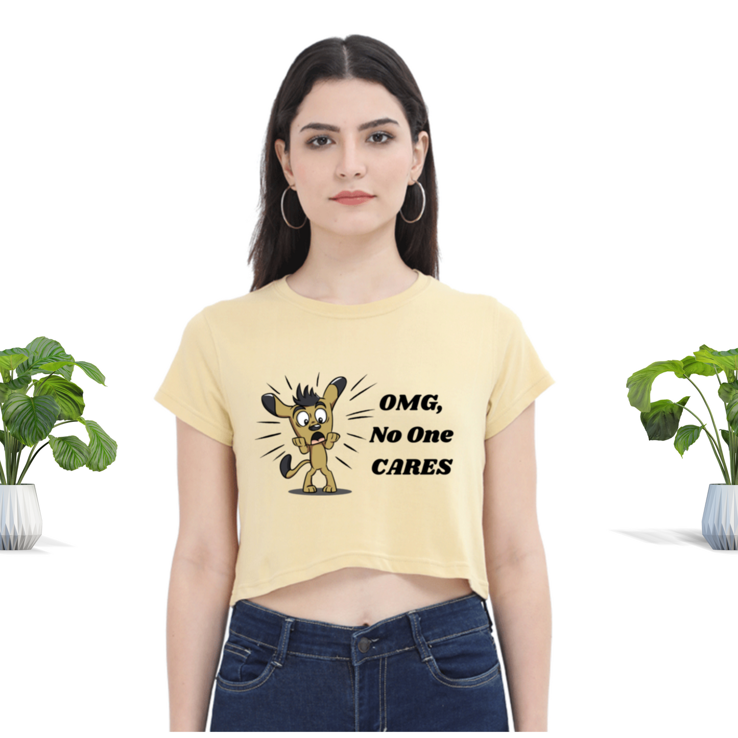 No One Cares Crop Top