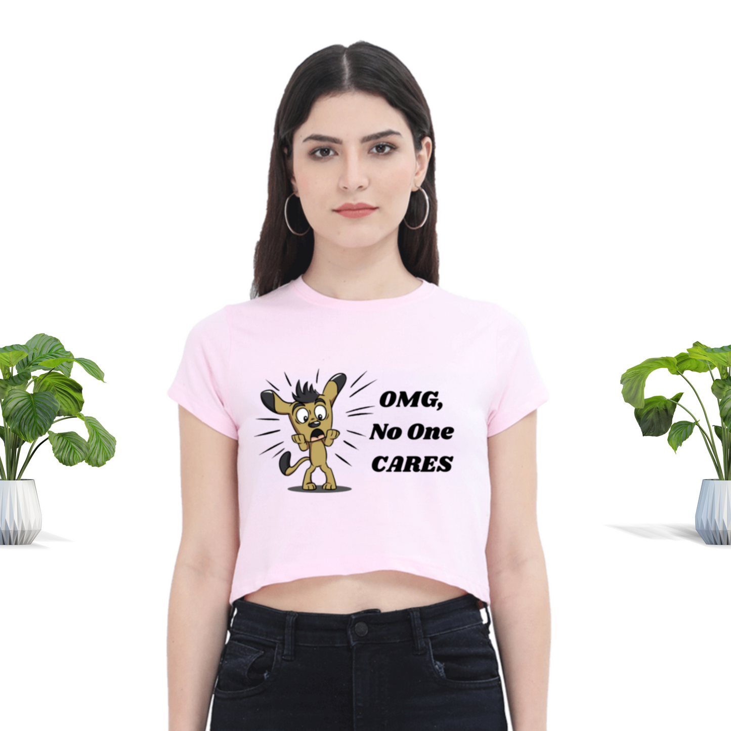 No One Cares Crop Top
