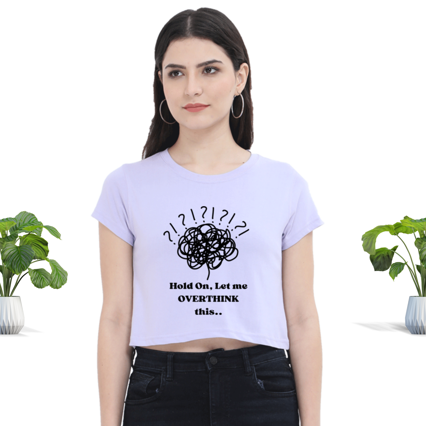 Let Me Overthink Crop Top
