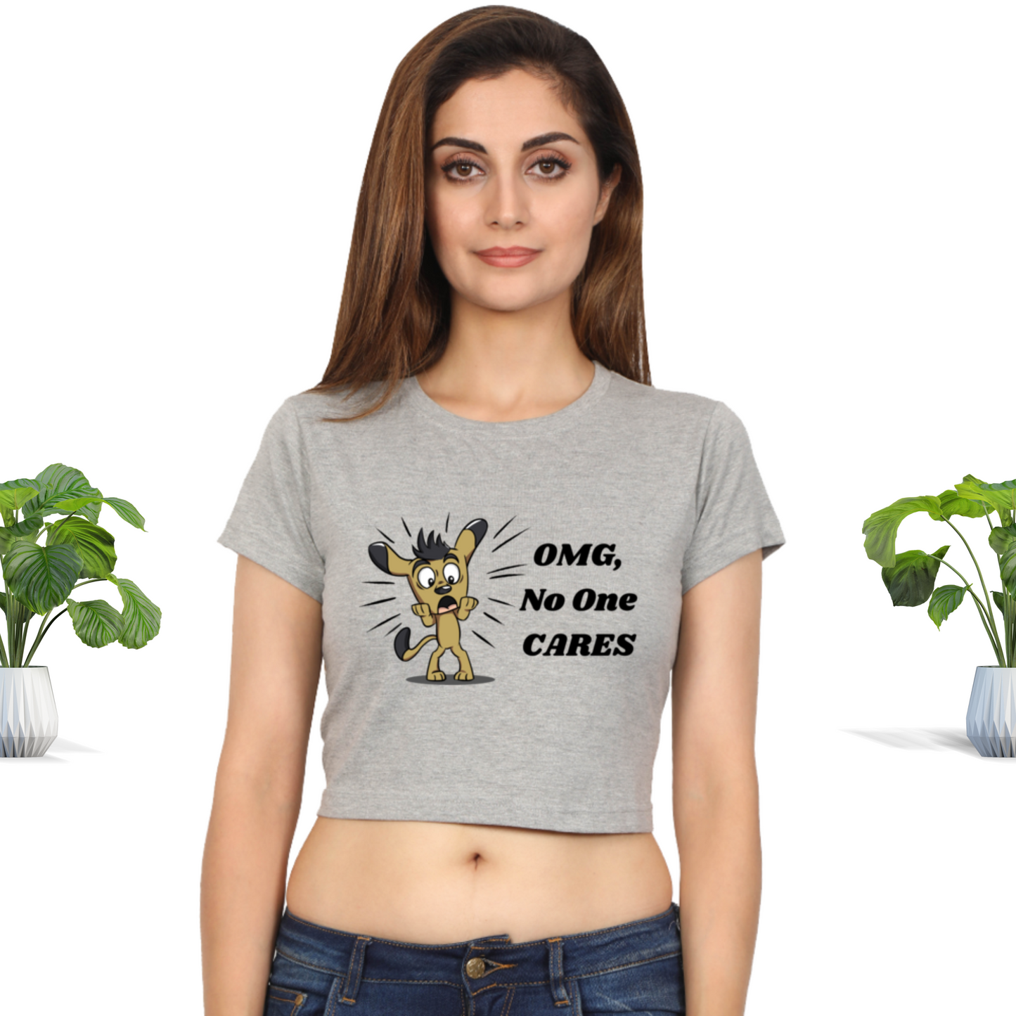 No One Cares Crop Top
