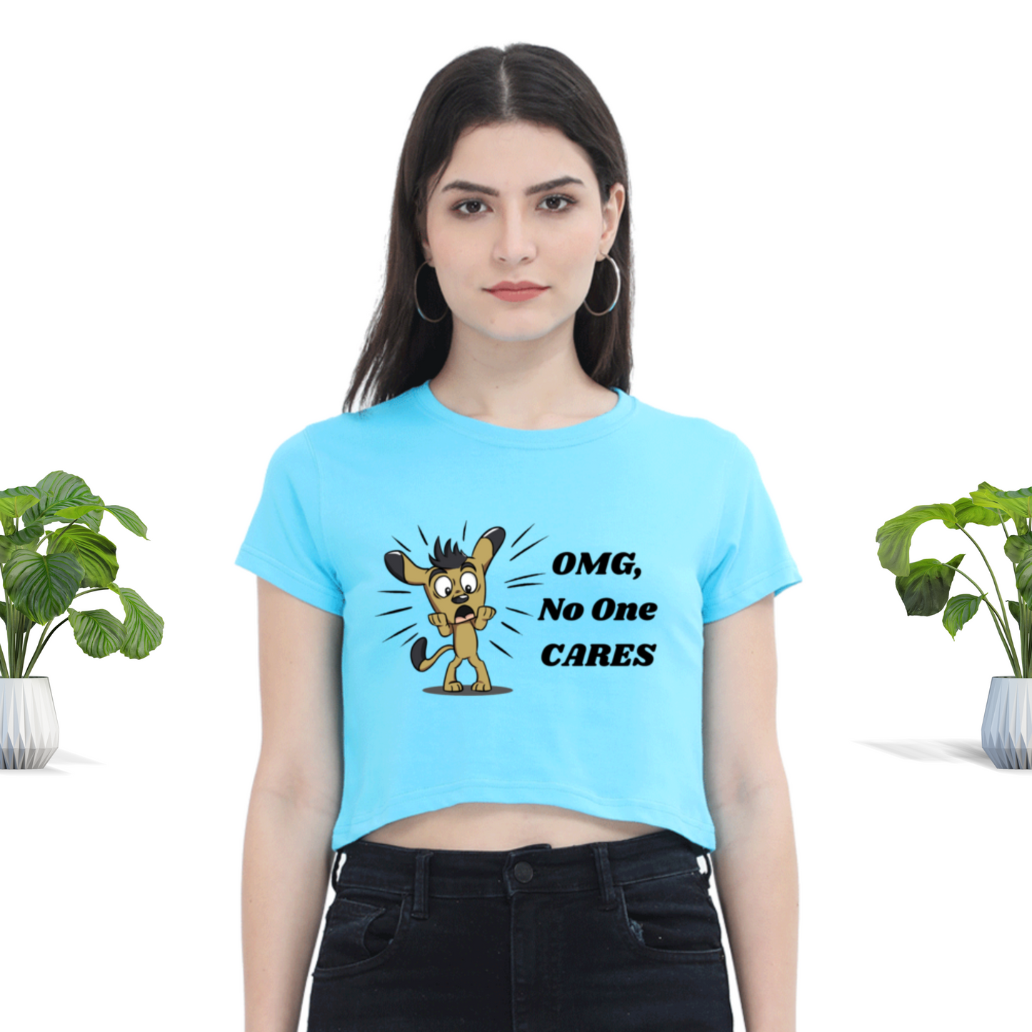 No One Cares Crop Top
