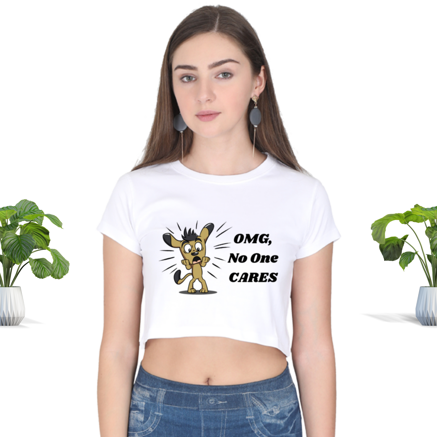 No One Cares Crop Top