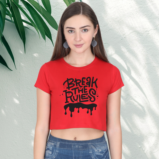 Break the Rules Crop Top