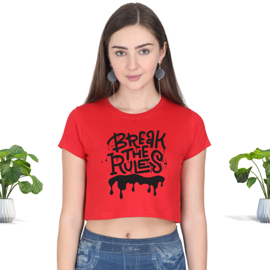 Break the Rules Crop Top