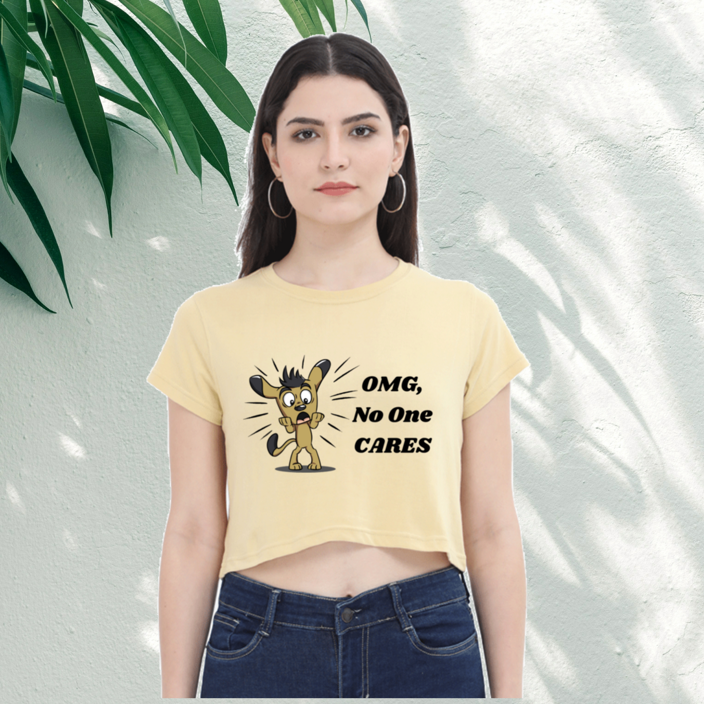 No One Cares Crop Top