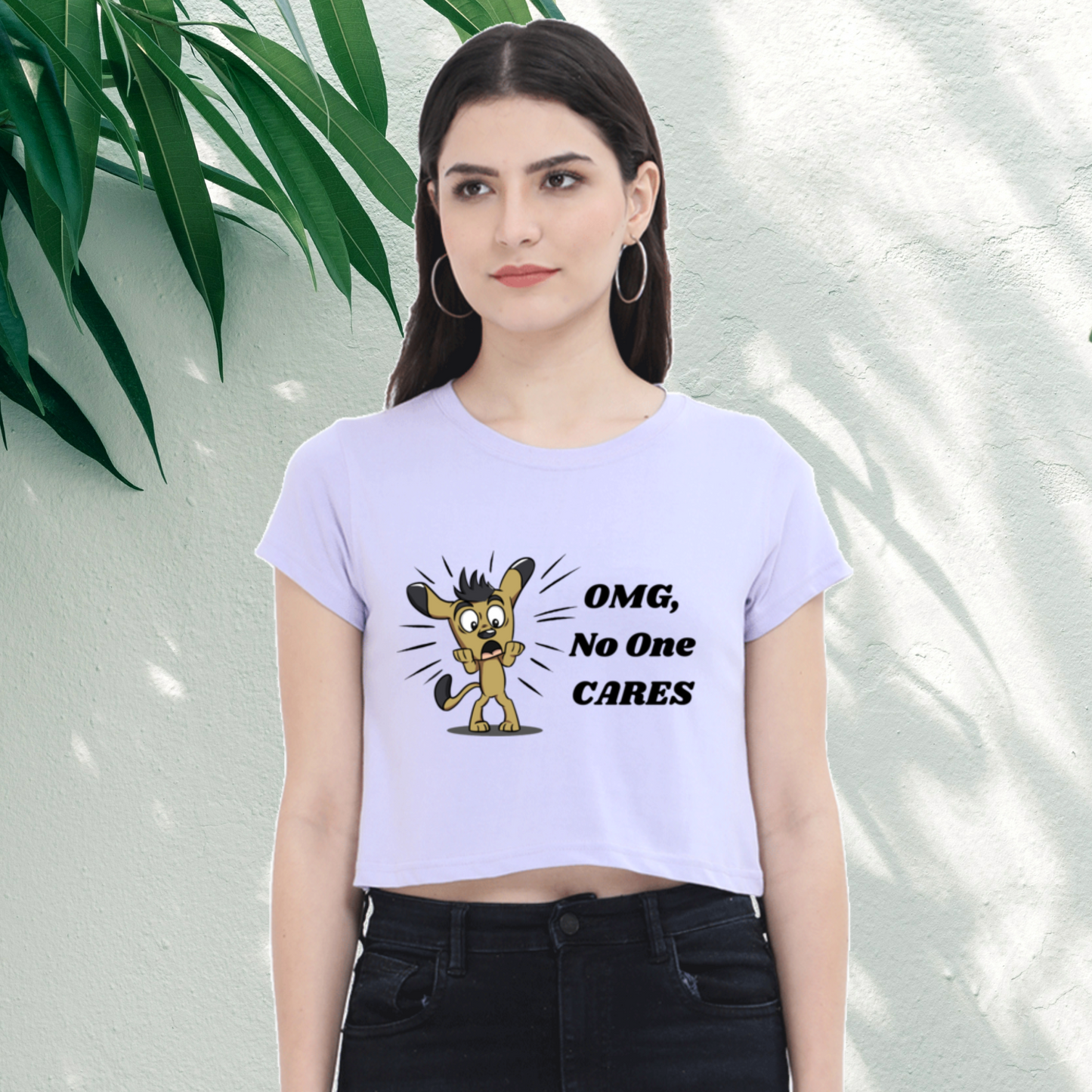 No One Cares Crop Top