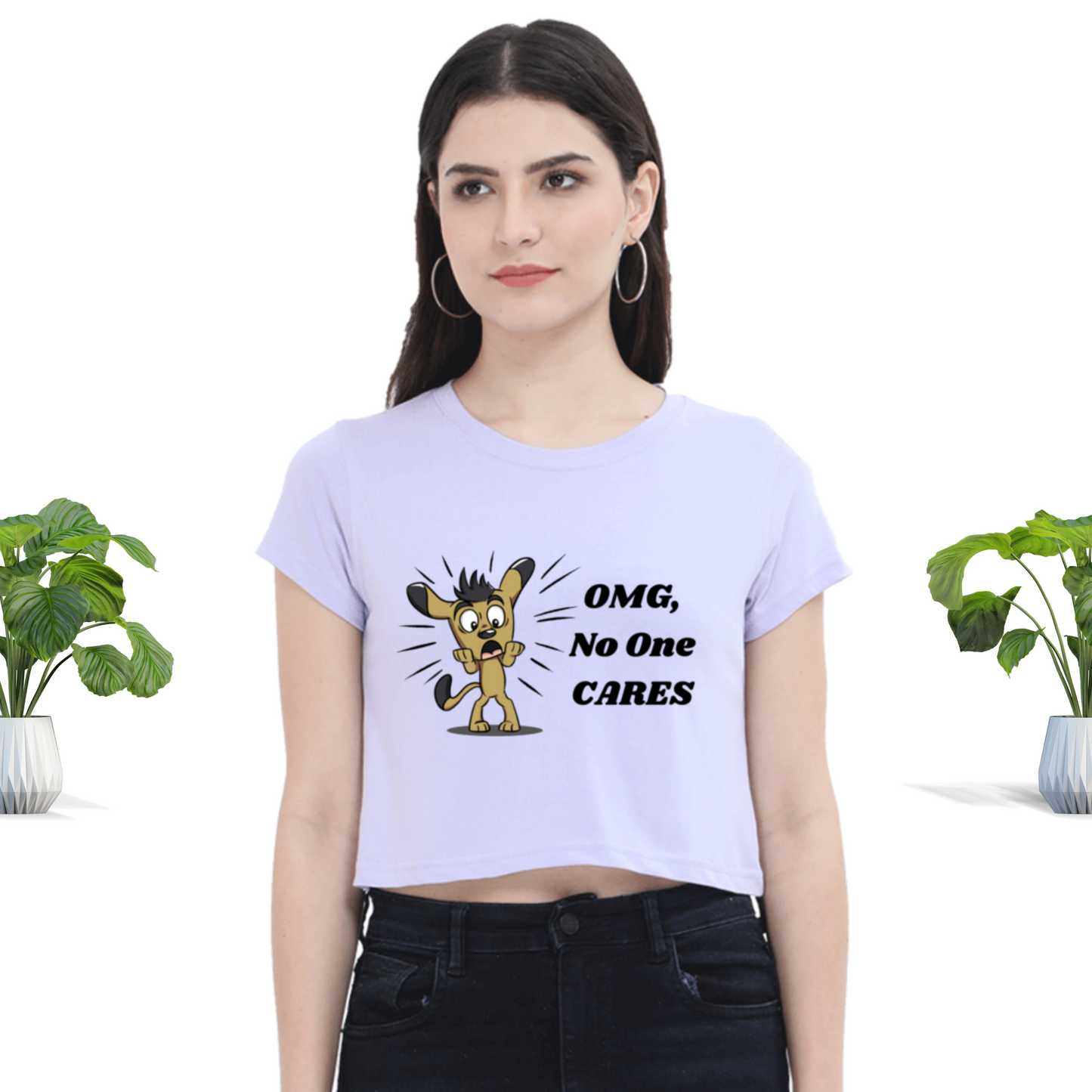 No One Cares Crop Top