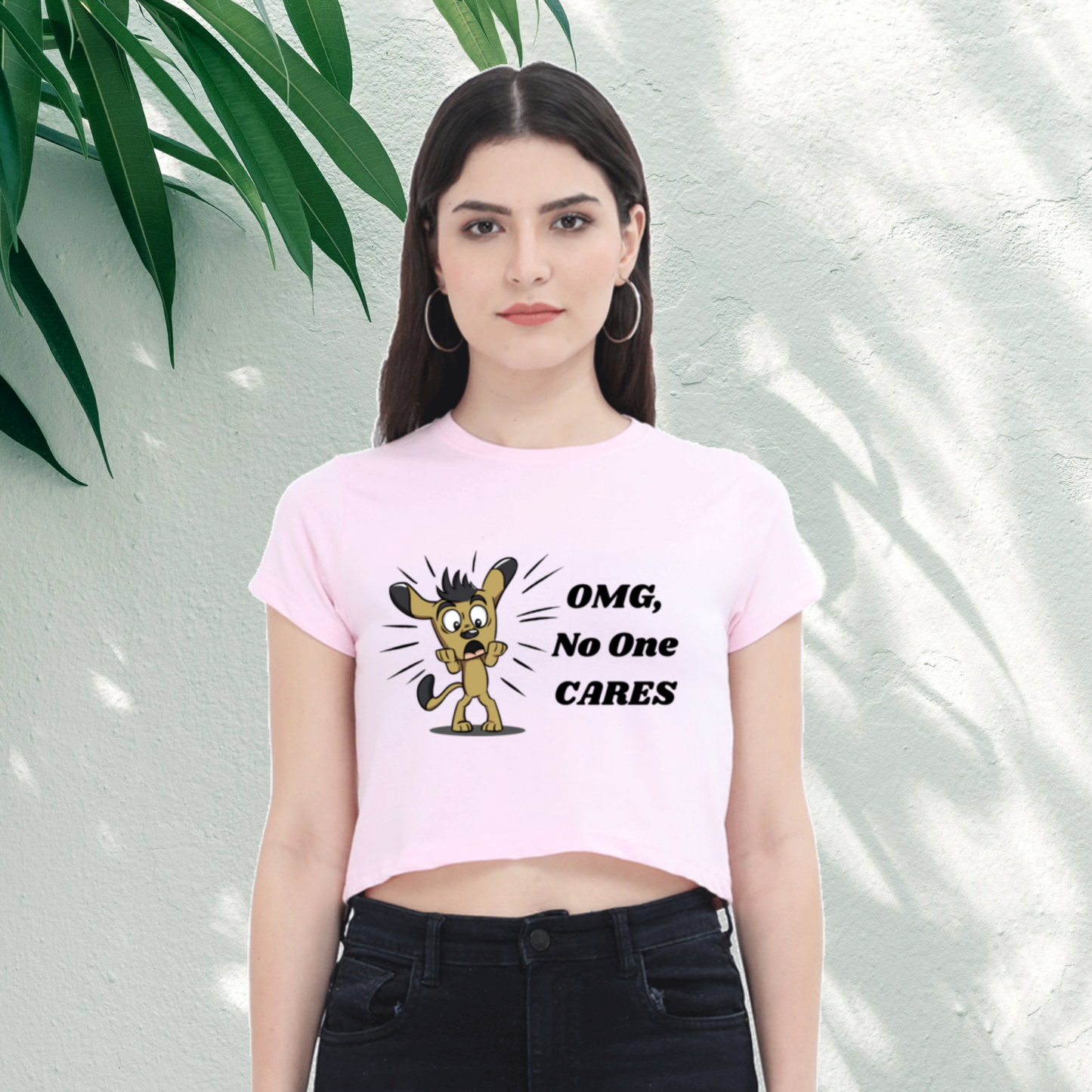 No One Cares Crop Top