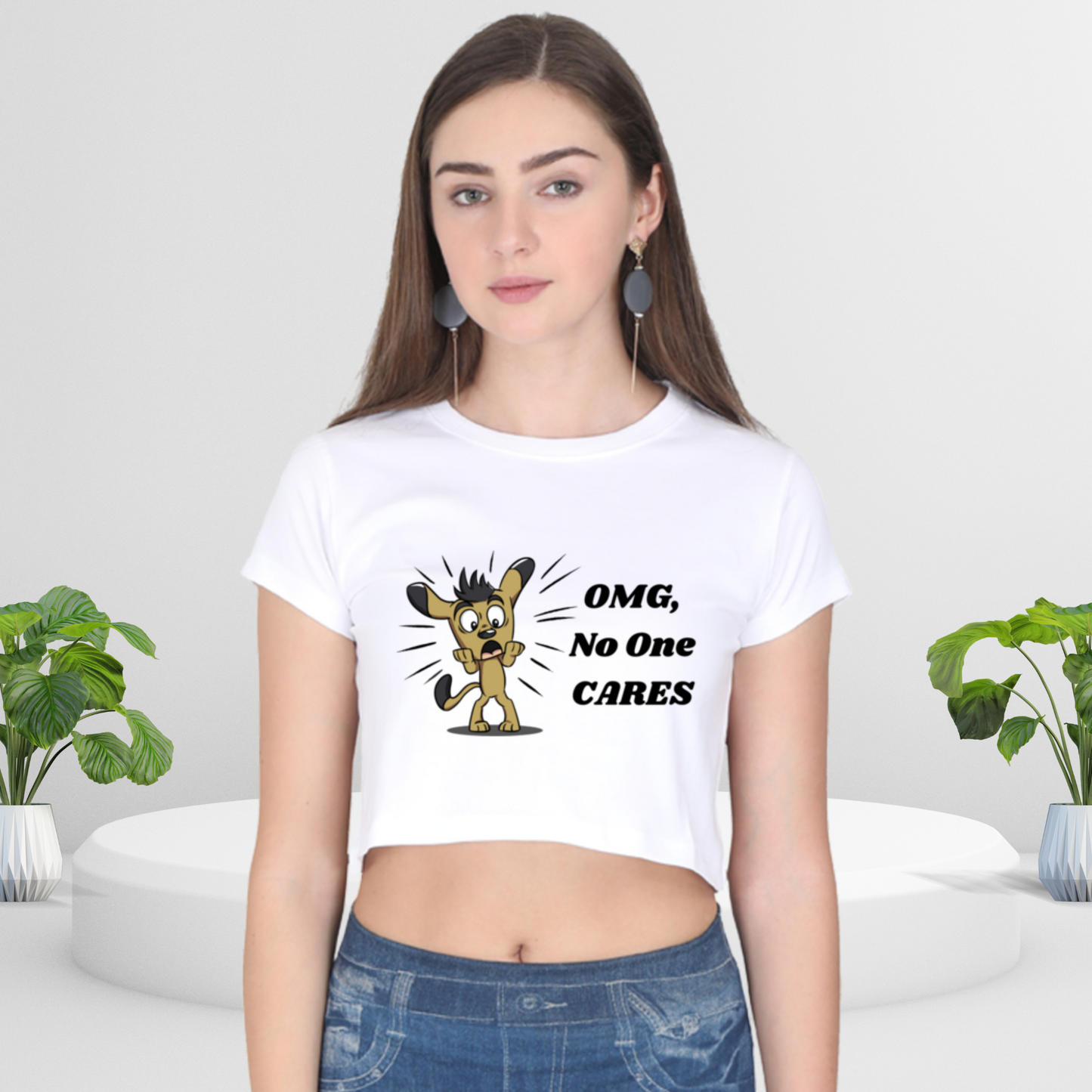 No One Cares Crop Top